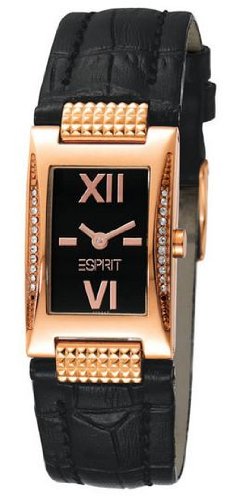 Esprit Damen-Armbanduhr Glam Juliet Rosegold Analog Leder ES102702004 Preisvergleich
