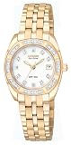 Citizen Women's EW1593-58A Eco Drive Stainless Steel Rose Gold Watch