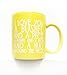 I Love You a Bushel and a Peck 8 oz. Coffee mug- YELLOW