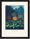 Black Framed/Matted Print 17x23, A Group of Auricles