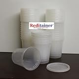 Reditainer 24 oz. Deli Food Containers w/ Lids - Pack of 30 - Food Storage
