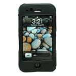 Premium Bundle for iPhone 3G/3G S: Silicone Skin Case Cover Protection + USB Car Auto DC Charger + USB Travel Home AC Charger + Full body Screen Protector, Black