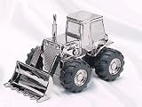 Personalized Chrome Backhoe Bank with Free Engraving & Shipping