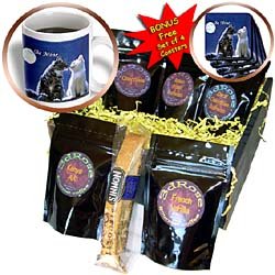 Cats - Be Mine Two Cats - Coffee Gift Baskets - Coffee Gift Basket by Decaf Espresso Roast