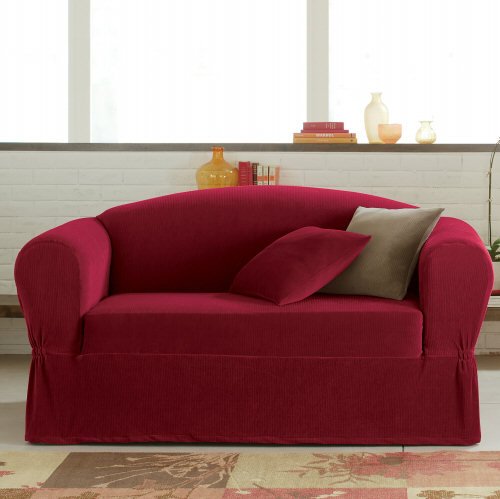 Maytex Mills Collin Two-Piece Loveseat Slipcovers by studio