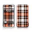 Copper Plaid Design Protective Skin Decal Sticker for Apple iPhone (2G)1st Generation