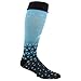 adidas Metro 4 Soccer Socks (1-Pair), Shock Blue/Light Onix/Black Print, Medium