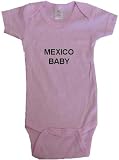 MEXICO BABY - Country Series - White, Blue or Pink Onesie / Baby T-shirt