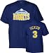 Allen Iverson Denver Nuggets Majestic Player Name and Number Navy T-Shirt
