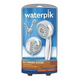 WATERPIK TECHNOLOGIES TRS-523/553 2 IN 1 SHOWER COMBO UNIT