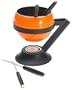 Paderno 7 Piece Cheese/Chocolate Fondue - orange