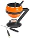 Paderno 7 Piece Cheese/Chocolate Fondue - orange