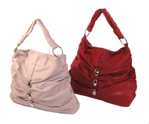 SOFIA - Pleated Large Slouch Hobo Handbag by Eliebags