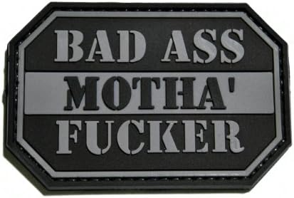 Bad A$$ Motha' F* Morale Patch PVC - SWAT