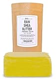 100% Unrefined Organic Shea Butter - FREE Body Butter Recipes eBook - Best Organic African Grade A Yellow - Safe for any age and skin type, non-comedogenic - Rich in Vitamins A, E and F - Use on Acne, Eczema, Stretch Marks, Rashes, etc. - Use As Belly Butter To Keep Mommy's Skin Soft And Supple - Essential Ingredient for DIY Body Butters, Lotions, Lotion Bars, Soaps and Other Natural Skincare Recipes - Color: YELLOW - 1LB (16oz)