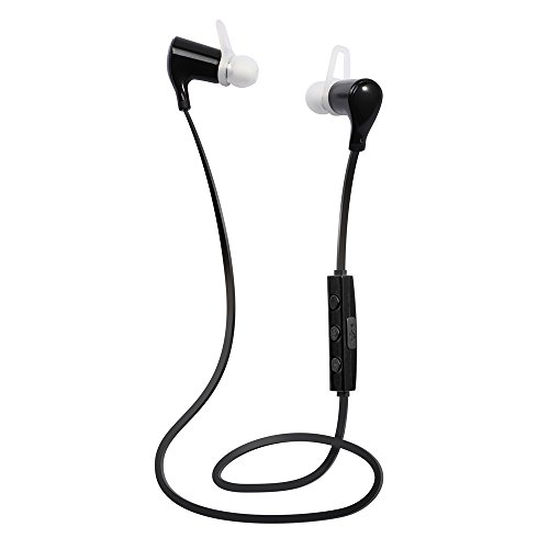 Ecandy Bluetooth 4.0 Earphone with Microphone (Black)
