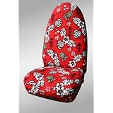 CUSTOM Smart Car ForTwo Seat Covers - FRONT FULL SET: High Back Buckets (2008-2009) - Hawaiian Turtles Lava Flow - Made in the USA