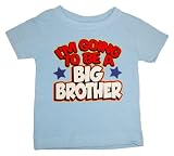 Riverstone Goods Im Going To Be A Big Brother Baby & Toddler Short Sleeve T-Shirt (Assorted Colors & Sizes)