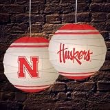 Nebraska Cornhuskers 18 Rice Paper Lamp