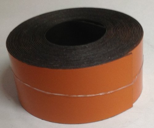 Dry Erase Orange Magnetic Strip Roll 1