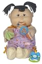 Cabbage Patch Kids Babies Messy Face 14" Baby Asian girl in black hair