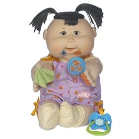 Cabbage Patch Kids Babies Messy Face 14 Baby Asian girl in black hair by Play Along