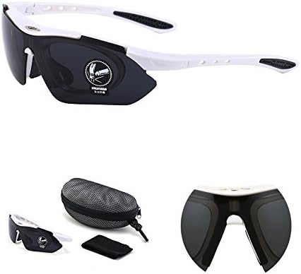 HaoMing Men's UV400 Sunglasses Cycling Finishing Sport Eyewear Safety Glasses