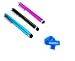 Bluecell 3 Pack of Black Blue Pink Stylus Universal Touch Screen Pen for Ipad 2 Ipod Iphone 4,4S,3g ,3gs, Kindle Fire,Motorola 