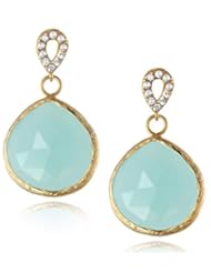 Coralia Leets Jewelry Design Peruvian Opal Colored Teardrop Earrings
