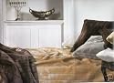 Luxury Faux Fur Throw - Double/King Size - Grey