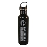 NHL Vancouver Canucks 750-ml Stainless Water Bottle (Black)
