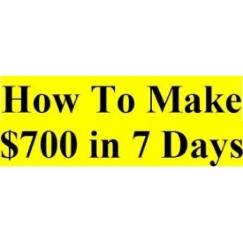 41QI1jkc9gL. SL500  internet home business: How To Make $700 in 7 Days