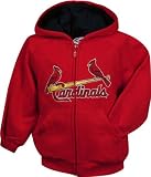 St. Louis Cardinals Kids 4-7 Genuine Collection Full Zip Hooded Sweatshirt