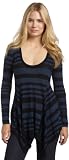 Three Dots Women's Gradual Tonal Stripe Top