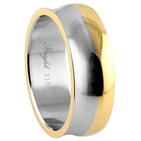 316L Stainless Steel Ring w/ CZ: Jewelry