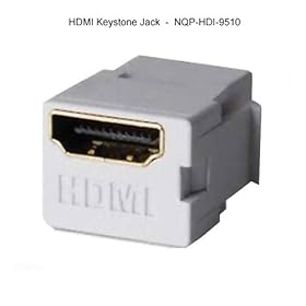 HDMI Keystone Jack, White