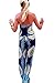 Wind Girl Women Tribal Aztec Printed Wide Leg Fold Over Waist Palazzo Jumpsuits