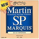 Martin MSP1200 SP Marquis 80/20 Bronze Acoustic Guitar Strings, Medium