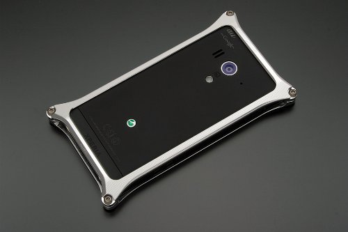 [GildDesign]ソリッドバンパー for XPERIA acro HD (SO-03D,IS12S) GX-103S/シルバー