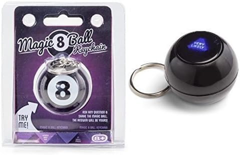 Magic 8 Key Ring Ball Chain Charm Keyring Keychain Stocking Filler Novelty Gift by Magic 8