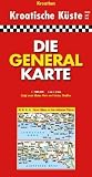 Die Generalkarte Kroatische K�ste Mitte und S�d 1:200 000