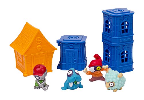Zomlings Blister 4 Figures/3 Towers & House (Series 1)