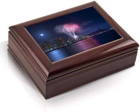 Hawaiian Music Box Deluxe - Blue Moon &amp; Fireworks Over Diamond Head - 'Aloha Oe' Tune
