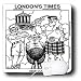 Londons Times Funny Music Cartoons - Geek Gods - Mouse Pads