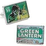 Green Lantern Stamp Cufflinks