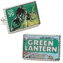 Green Lantern Stamp Cufflinks