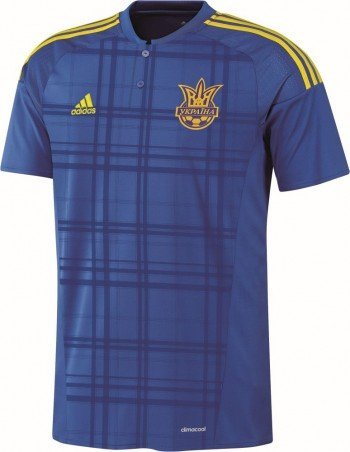 adidas Herren FFU Away Jersey Das Auswärtstrikot der ukrainischen Nationalmannschaft, blau/gelb, S, AC5576