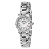 AK Anne Klein Women's 109091MPSV Silver-Tone Diamond Round Watch