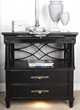 New Black Sleigh Bed Master Bedroom Furniture Set: Queen Bed, Dresser, Mirror, 2 Night Stands