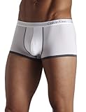 ck one Men s Micro Low Rise Trunk White Medium